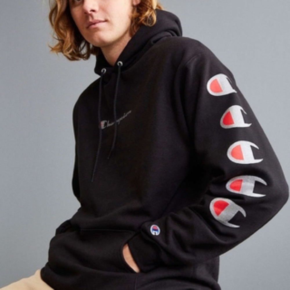 Champion Eco Logo Hoodie - Picture 3 of 7